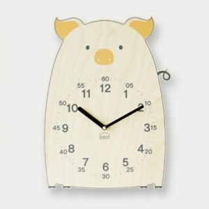 베짓  BEZIT  부자되는 복돼지 무소음 벽시계