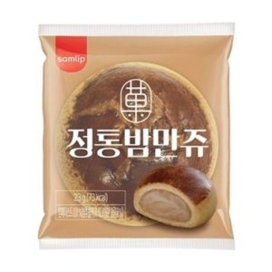 삼립  정통 밤만쥬 23g 100개 밤빵 옛날과자 옛날빵