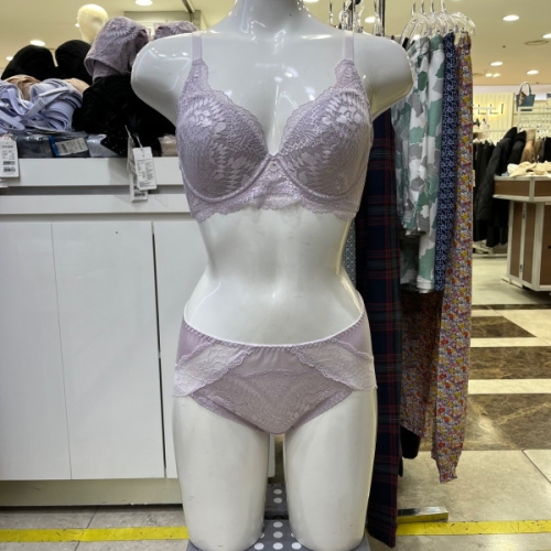 비비안 레이스 부직포패드 풀컵 브라팬티세트_BR1761A BP1761B