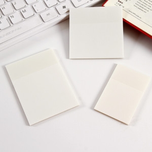 드림  방수 투명 점착 메모지 중형 필름 반투명 접착 스티커 오답 노트 필기용 포스트잇 50매입