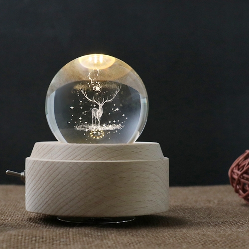 젊은이마켓  크리스탈 오르골 무드등