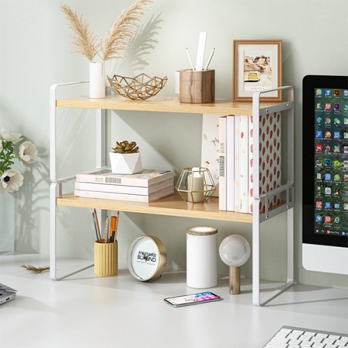 로에드  원목 다용도 싱크대 주방 선반 그릇 정리대 2단