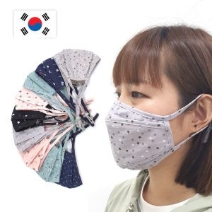 국내생산 3단 엔젤마스크  린넨st 끈조절가능