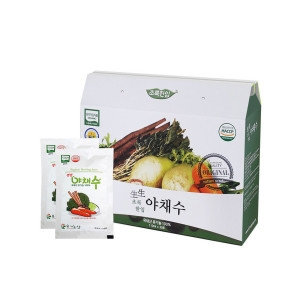 유기농샵 초록한입 생생 야채수 110ml 30포