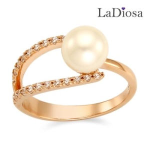 라디오사  진주 여성 반지 LK14OP-0882R