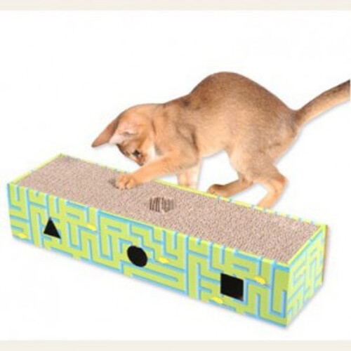 해피우드  고양이 스크래쳐 3D 펀 스크래쳐