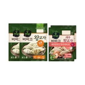 CJ제일제당 비비고 왕교자 1.05kg x 2 + 새우 왕교자 315g x 2
