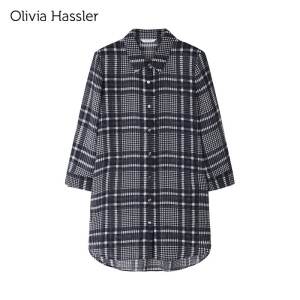 올리비아하슬러 OHAMBL406_퍼니스트라이프 블라우스