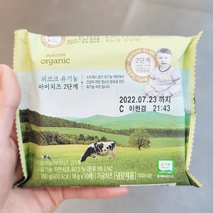 매일유업  피코크 유기농 아이치즈 2단계 180g