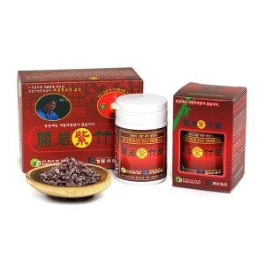 개암죽염 자죽염 알갱이 100g 9회죽염 자색 죽염 소금