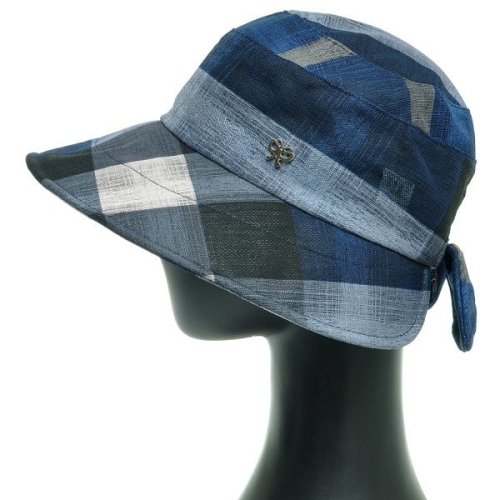 플릭앤플록 KCU21.체크 씨스루 엄마모자 할머니모자 중년 여