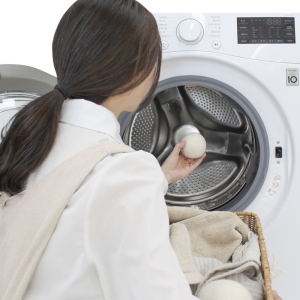 욕실의여왕  건조기 양모볼 6개입 세탁 먼지 제거 빨래 건조 볼