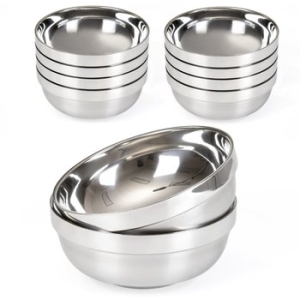 올비아 스텐 이중 면기 20cm 10P 냉면기 냉면그릇