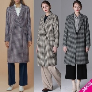 르오트 울블렌디드 테더솔 체크코트