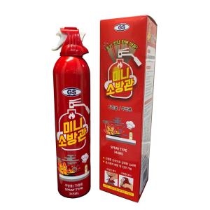 지에스캠  미니소방관 차량용 소화기 390g