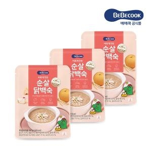 베베쿡 바르게 만든 순살 닭백숙 200g