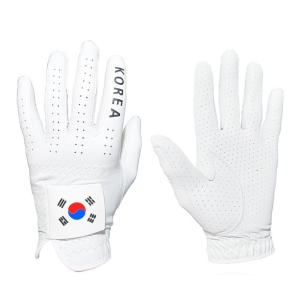 MPK인터내셔널  국가대표 태극기 타공 올양피 남성 왼손 골프장갑 천연양피사용 TA2078615