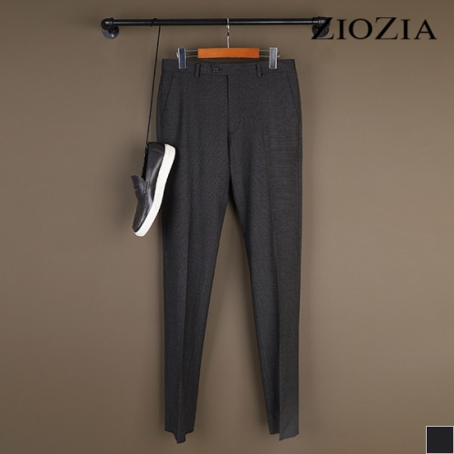 지오지아 NC02 캐시미어체크 수트팬츠_AAB1SP1401 CGR