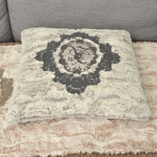 대박수예 베레오 극세사 사각 소파 방석 50