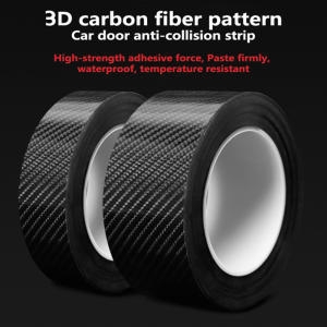 FSJC 3D 카본 스티커 자동차 보호 필름 스크래치 방지 방수