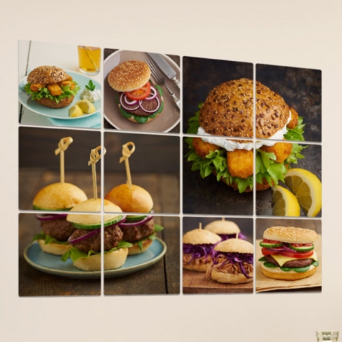 꾸밈  ce588-멀티액자_맛있는수제버거