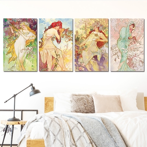 액자 알폰스 무아 사계 4종세트