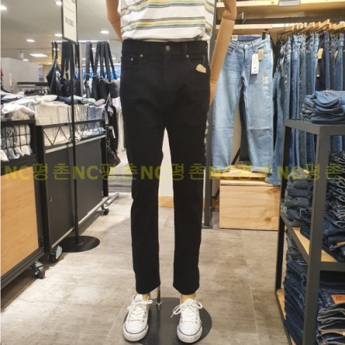 리바이스 남성 502 레귤러 테이퍼드핏 블랙진_29507 0001