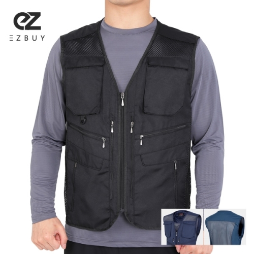 이지바이 남성 쿨메쉬 작업용 조끼 (B22V002M)