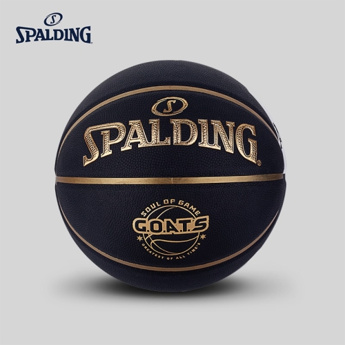 스팔딩  NBA 농구공 한정판 GOATS PU 7호 실내외 77-790Y 블랙골드