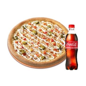 파파존스 오리지널 스파이시 치킨랜치 L +코카-콜라500ml