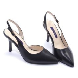 세라 여성 소가죽 슬링백 샌들 스틸레토힐 TJG22452 블랙 8CM