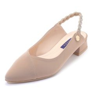 세라 여성 체인장식 스퀘어 뮬 샌들 TJG22416 그린 4CM