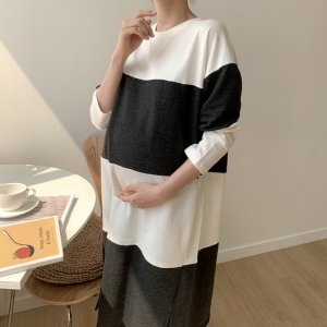 스위트플러스 배색단 수유원피스