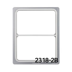 올팩코리아 해피락 식품 배달 포장용 용기 실링몰드 2318-2B 2칸