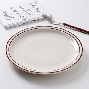 턱스톤 바하마스 원형 접시 5호 카페 스테이크 파스타 디저트 브런치 그릇 플레이트