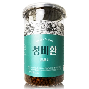 헬로우그린 청비환 250g 통 유근피 도라지 박하잎 구아바잎 도두씨앗 도꼬마리열매