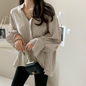 하이 엔드 디자인 감각 쉬폰 셔츠 BS11943 트렌디 감성의 스마트한 쇼핑공간