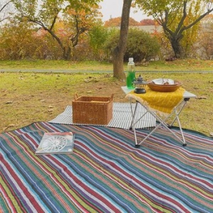 캠핑지구  이너텐트 매트 피크닉 대형 돗자리 감성 방수 텐트 카페트