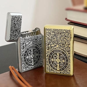 콘스탄틴  터보 라이터 신기한 특이한 듀퐁 라이터 슬림 부싯돌 기름 비얀