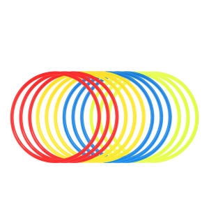 키더스  액션후프 40cm 12개 세트 훌라후프 유아체육