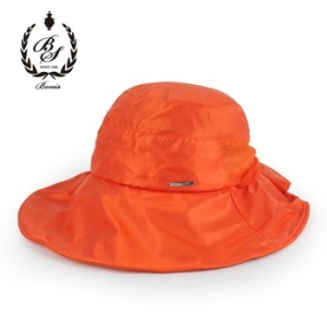 보니스골프 NW7017 매쉬배색 리본 와이어 여성 챙모자