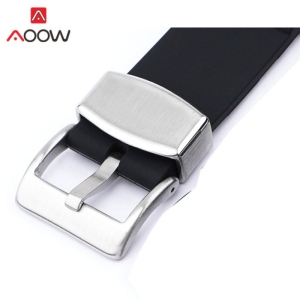 세이코  호환 22mm 실리콘 스포츠 스트랩 시계 밴드 시계줄 스테인레스 스틸 홀더 다이빙 skx007 실버 후프 20mm