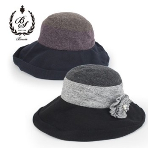 보니스골프 PFWW021 플라워포인트 여성 방한 골프모자