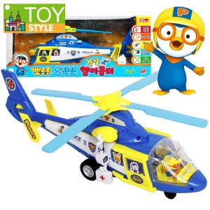 미니멈 뽀로로 후릭션 경찰헬리콥터/ 장난감