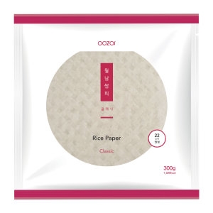 아오자이  프리미엄 라이스페이퍼 원형22cm 300g