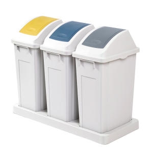 창신리빙  프랑코 대용량 분리수거함 3칸 150L