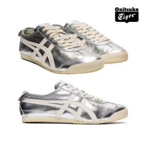 오니츠카타이거 멕시코 66 실버 오프 화이트 운동화 남녀공용 스니커즈