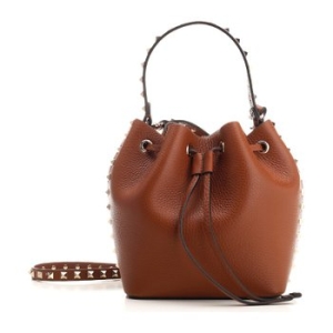 발렌티노 라프리마 락스터드 그레인 버킷백 2W2B0L31-VSF-HG5