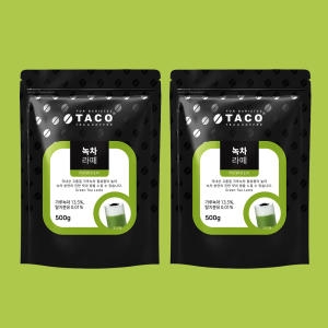 아이에스씨  타코 녹차라떼 파우더 2개세트