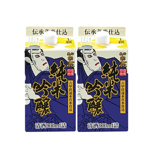 하쿠시카 쥰마이 긴죠 팩 900ml